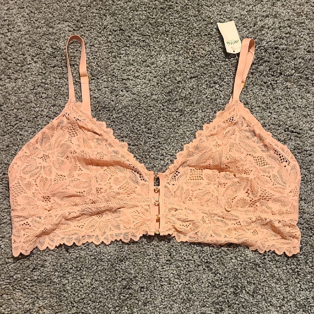 AERIE Lace Bralette in Peach - Picture 1 of 7